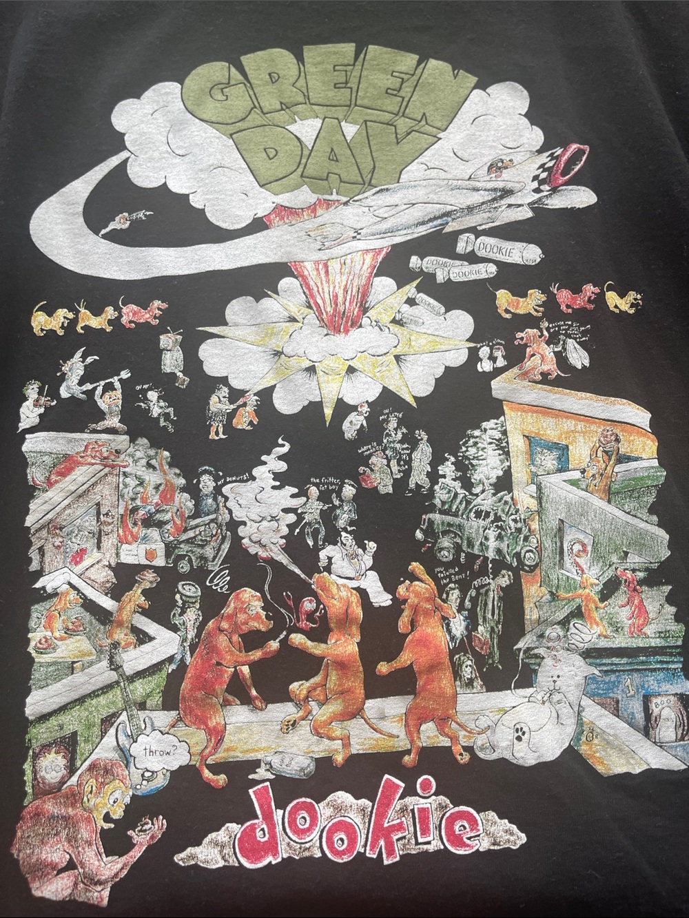 Green Day 'Dookie' Graphic Tee - Black - Picture 3 of 5